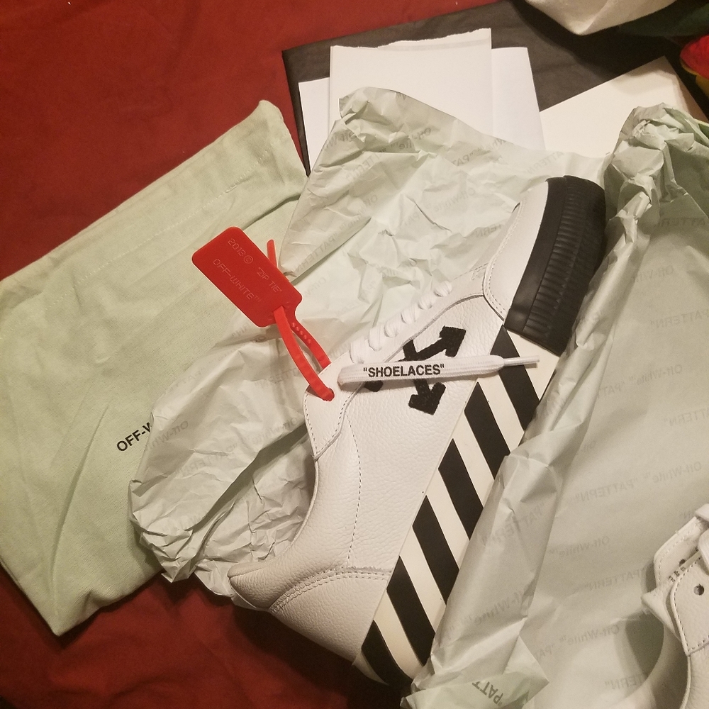 Off white sneakers